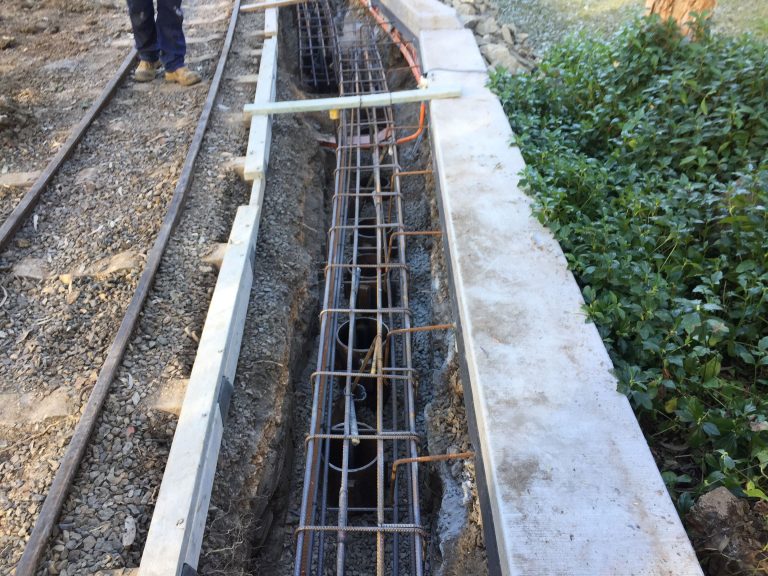 Slope Stability - concrete beam